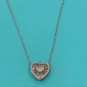 Beautiful Necklace, 925 silver, heart!